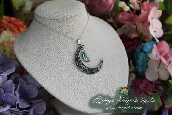 Lune des Fées - bleu et vert
