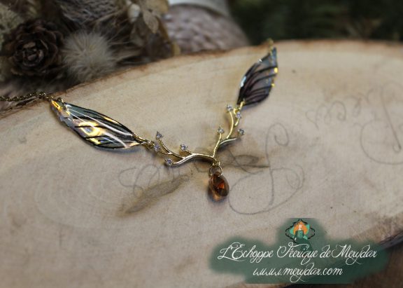 Fée des Fjords - jaune et brun