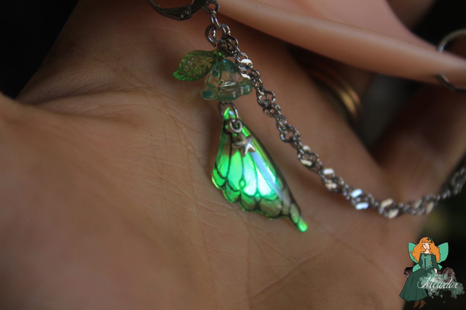 Oreilles de Fée-Bijou d'hélix-vert – Image 2